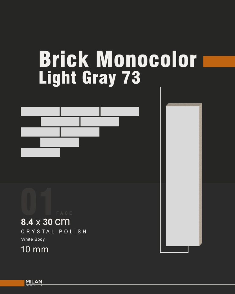 Brick Monocolor Light gray 73